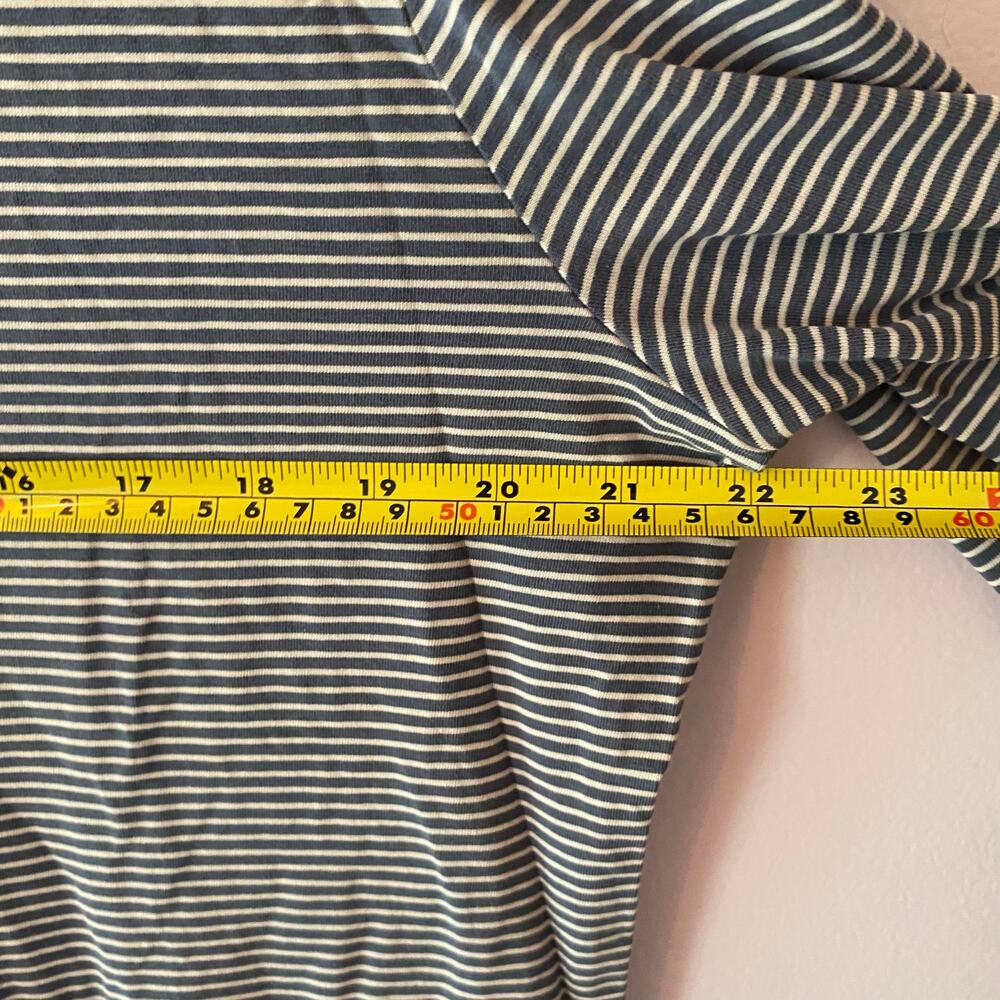 Lululemon Blue White Stripe 5 Year Basic Long Sle… - image 7